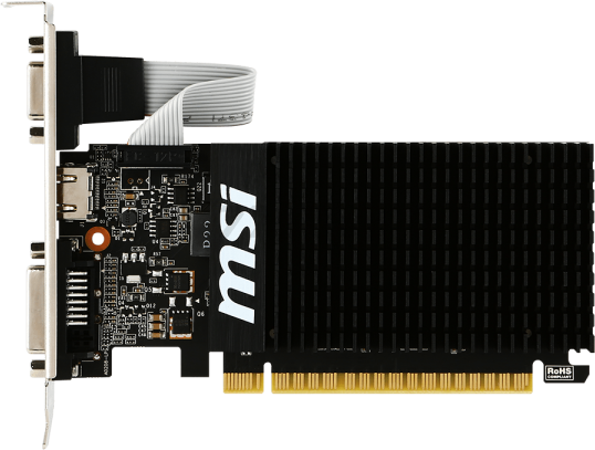 Видеокарта NVIDIA MSI GT710 (GT 710 2GD3H LP) 2Gb DDR3
