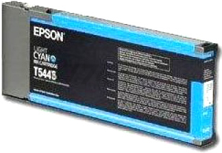 Картридж для принтера струйный EPSON светло-голубой (C13T544500) - Фото 2