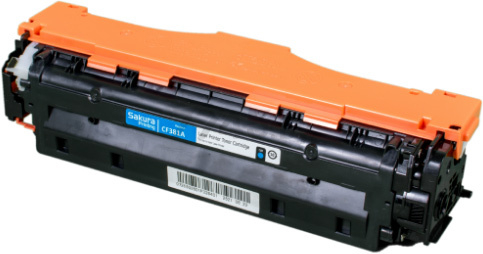 Картридж для принтера SAKURA CF381A голубой для HP MFP M476 (SACF381A)