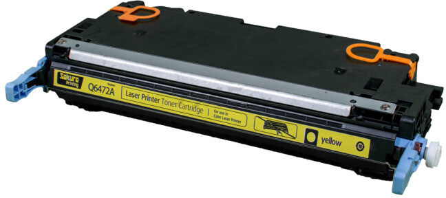 Картридж для принтера SAKURA Q6472A желтый для HP 3600 3600n 3600dn (SAQ6472A)
