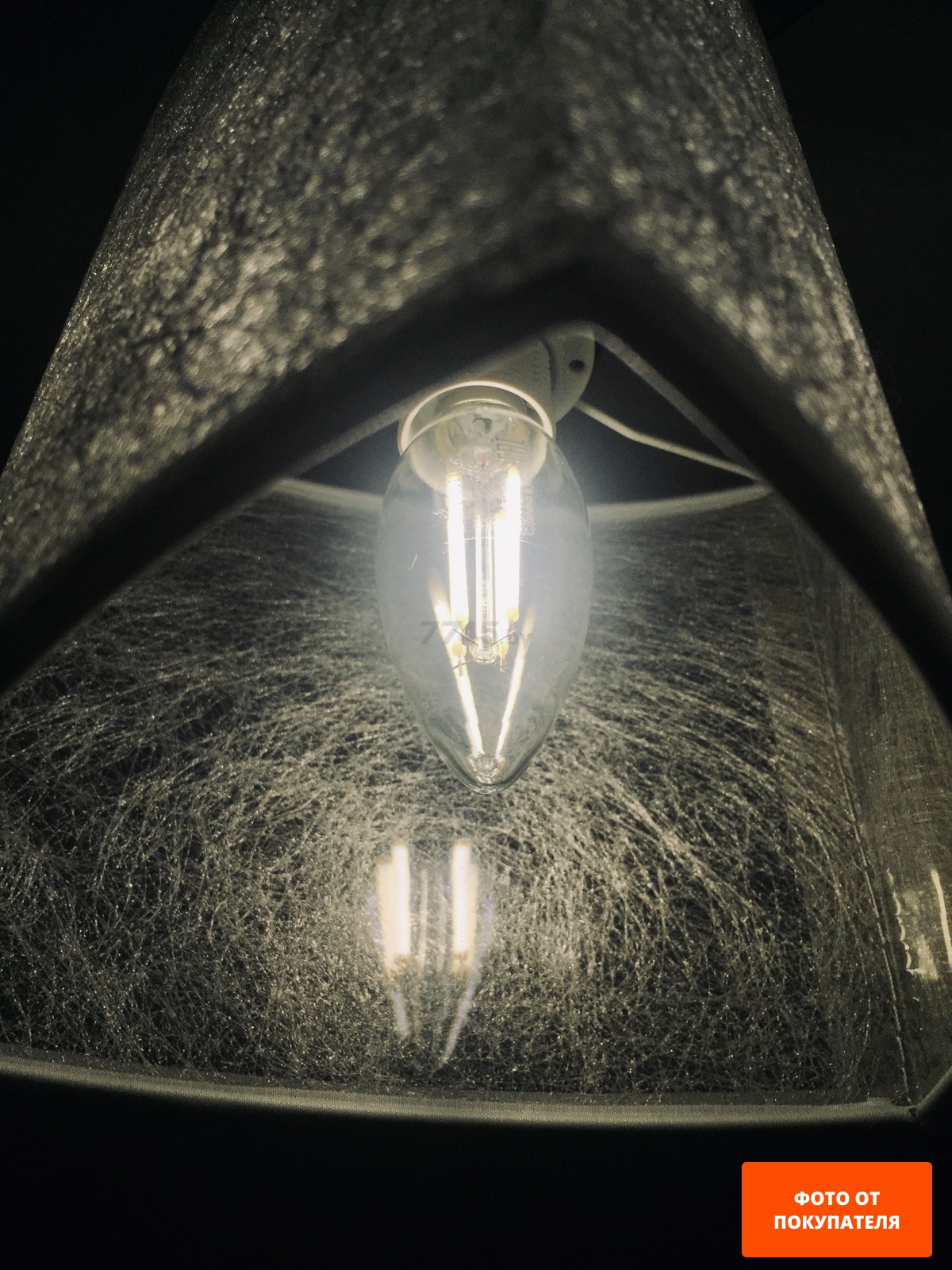 Лампа светодиодная филаментная E14 GAUSS 5 Вт 4100K (103801205) - Фото 2