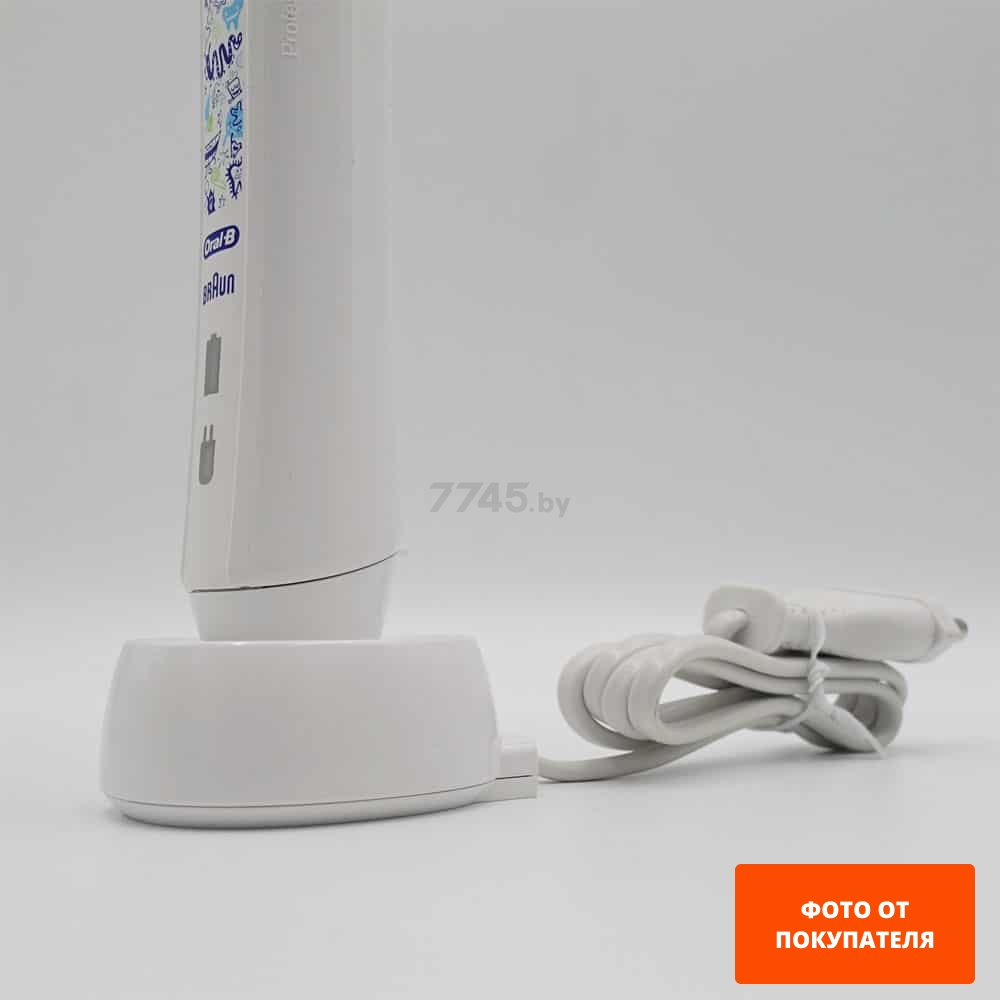 Зубная щетка электрическая детская ORAL-B Junior Smart Sensi Ultrathin White D601.513.3 тип 3767 (4210201246312)