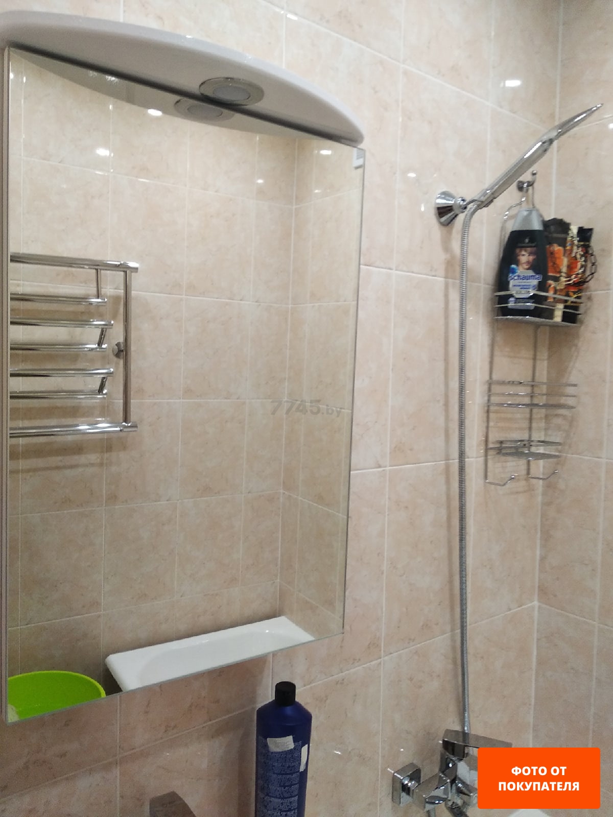 Шкаф с зеркалом для ванной АКВАЛЬ Эмили 47 (AL.04.47.02.L)
