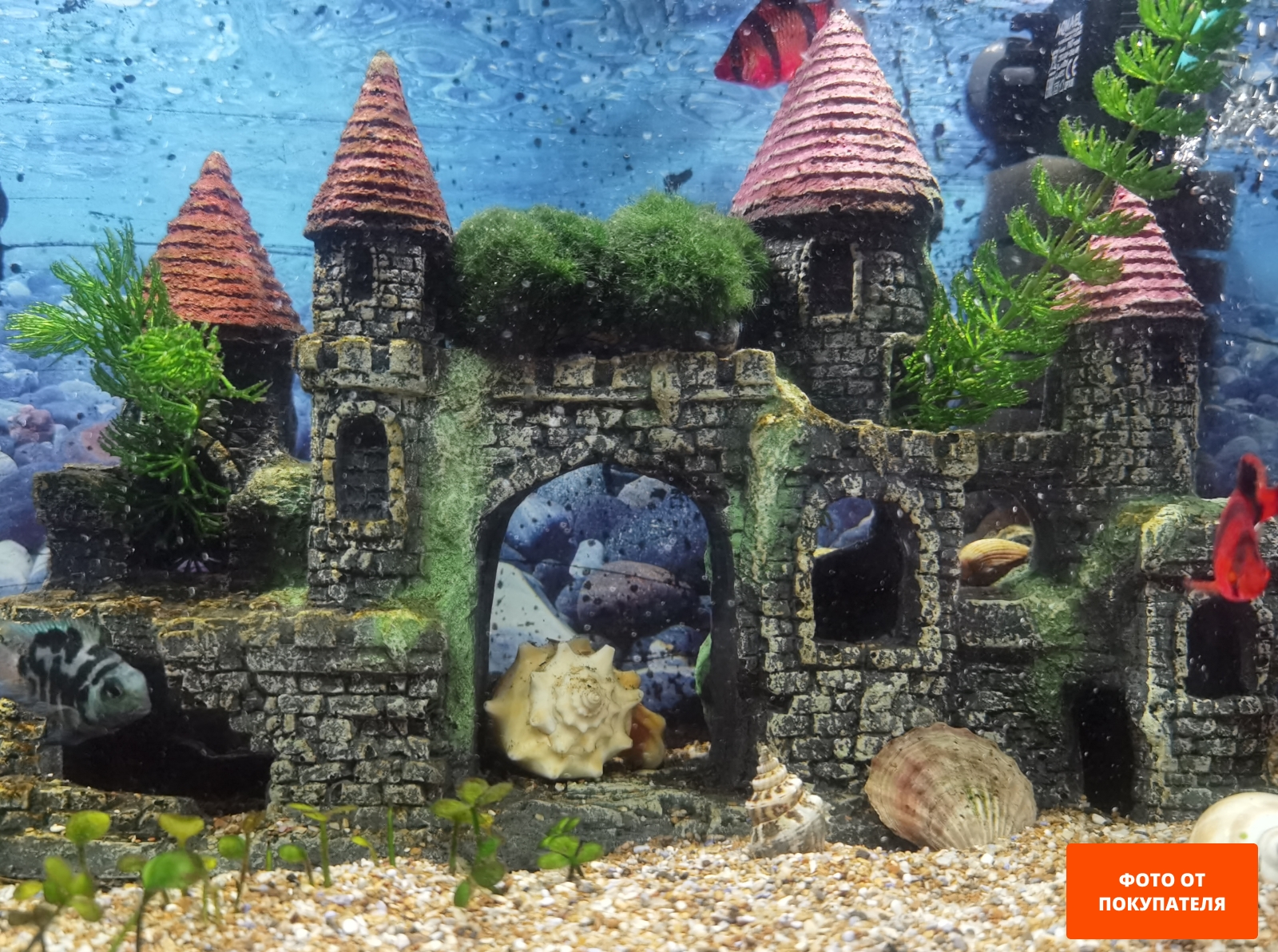 Декорация для аквариума DEKSI Замок №103 31х12х21 см (103d)