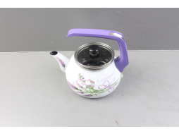 Чайник эмалированный PERFECTO LINEA Лаванда 2,2 л (52-333222) уцененный (0200273580)