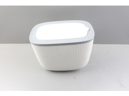 Контейнер пластиковый для сыпучих продуктов с дозатором 10 кг бело-серый (34-322431) уцененный (0604051650)
