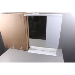 Шкаф с зеркалом для ванной САНИТАМЕБЕЛЬ Камелия 11.60 Д2 правый уцененный (0214201809)