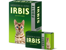 Биокапли на холку от блох и клещей для котят и кошек ИРБИС Фортэ 1 пипетка 