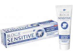 Зубная паста ROCS Sensitive Мгновенный эффект 94 г (4607034473044)