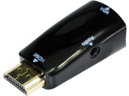 Адаптер GEMBIRD Cablexpert HDMI to VGA+3.5 mini-jack 
