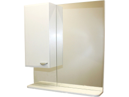 Шкаф с зеркалом для ванной САНИТАМЕБЕЛЬ Лотос 101.700 левая
