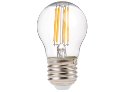 Лампа светодиодная филаментная E27 ЮПИТЕР G45 6 Вт 4000К 