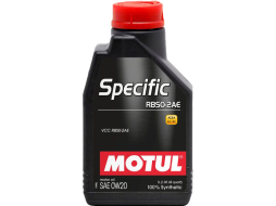 Моторное масло 0W20 синтетическое MOTUL Specific RBS0-2AE 1 л 
