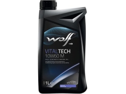 Моторное масло 10W60 синтетическое WOLF VitalTech M 1 л 