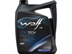 Моторное масло 5W40 синтетическое WOLF VitalTech PI C3