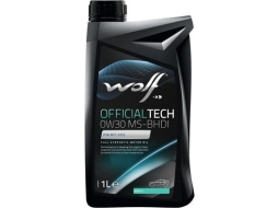 Моторное масло 0W30 синтетическое WOLF OfficialTech MS-BHDI 1 л 