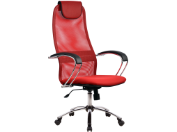 Кресло компьютерное METTA BK-8 CH 22 красный
