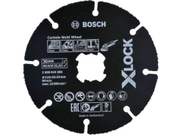 Круг отрезной 115х1x22,2 мм BOSCH X-LOCK Carbide Multi Wheel 