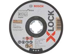 Круг отрезной 125х1x22.2 мм BOSCH X-LOCK Standard for Inox 