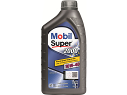 Моторное масло 10W40 полусинтетическое MOBIL Super 2000 X1 1 л 