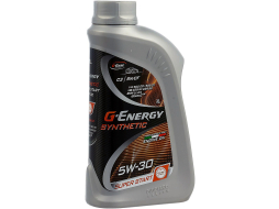 Моторное масло 5W30 синтетическое G-ENERGY Synthetic Super Start 1 л 