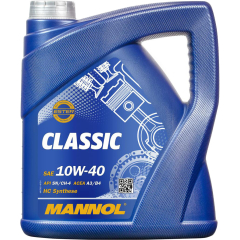 Моторное масло 10W40 полусинтетическое MANNOL Classic 4 л 