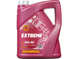 Моторное масло 5W40 синтетическое MANNOL Extreme 5 л 