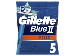 Бритва одноразовая GILLETTE Blue 2 Plus 5 штук (3014260283254)