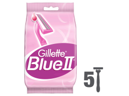 Бритва одноразовая GILLETTE Blue 2 для женщин 5 штук (3014260289287)