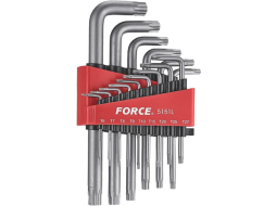 Набор ключей Torx Т6-Т60 удлиненных 15 предметов FORCE 