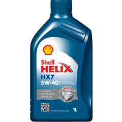 Моторное масло 5W40 полусинтетическое SHELL Helix HX7