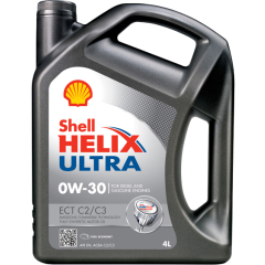 Моторное масло 0W30 синтетическое SHELL Helix Ultra ECT C2/C3