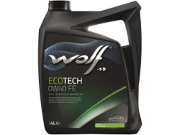 Моторное масло 0W40 синтетическое WOLF EcoTech FE 4 л 