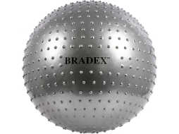 Фитбол BRADEX 75 см серебристый 