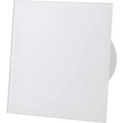 Вентилятор вытяжной накладной AIRROXY dRim 125DTS-C171 со стеклянной белой матовой панелью