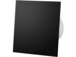 Вентилятор вытяжной накладной AIRROXY dRim 100HS-C174 со стеклянной черной матовой панелью