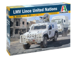 Сборная модель ITALERI Многоцелевой бронированный автомобиль LMV LINCE ООН 1:35 