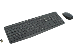 Комплект беспроводной клавиатура и мышь LOGITECH MK235 