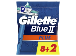 Бритва одноразовая GILLETTE Blue 2 Plus 10 штук (7702018467600)