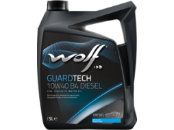 Моторное масло 10W40 полусинтетическое WOLF Guardtech B4 Diesel 5 л 