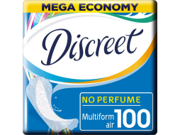 Ежедневные гигиенические прокладки DISCREET Air Multiform 100 штук (8001090161918)