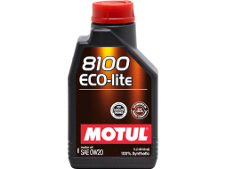Моторное масло 0W20 синтетическое MOTUL 8100 Eco-Lite 1 л 