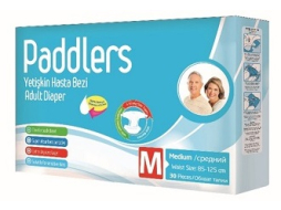 Подгузники для взрослых PADDLERS Jumbo Pack Medium-30 85-125 см 30 штук 
