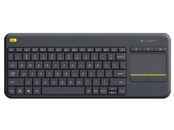 Клавиатура беспроводная LOGITECH K400 Plus Black 
