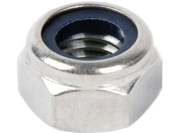 Гайка со стопорным кольцом нержавеющая сталь DIN 985 STARFIX