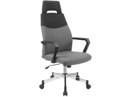 Кресло компьютерное HALMAR Olaf черно-серый 