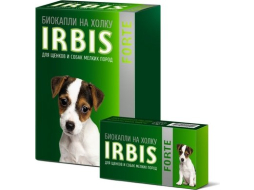 Биокапли на холку от блох и клещей для щенков и собак мелких пород ИРБИС Фортэ 1 пипетка (254001056)