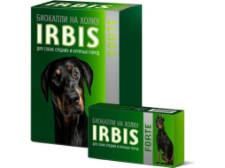 Биокапли на холку от блох и клещей для собак средних и крупных пород ИРБИС Фортэ 1 пипетка 