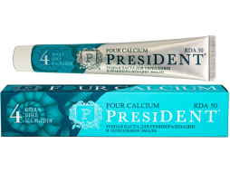 Зубная паста PRESIDENT Four Calcium 75 г 