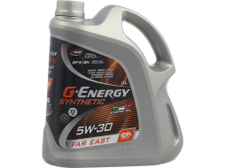 Моторное масло 5W30 синтетическое G-ENERGY Synthetic Far East 4 л 